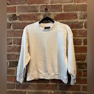 AYR slouch sweatshirt ivory modal